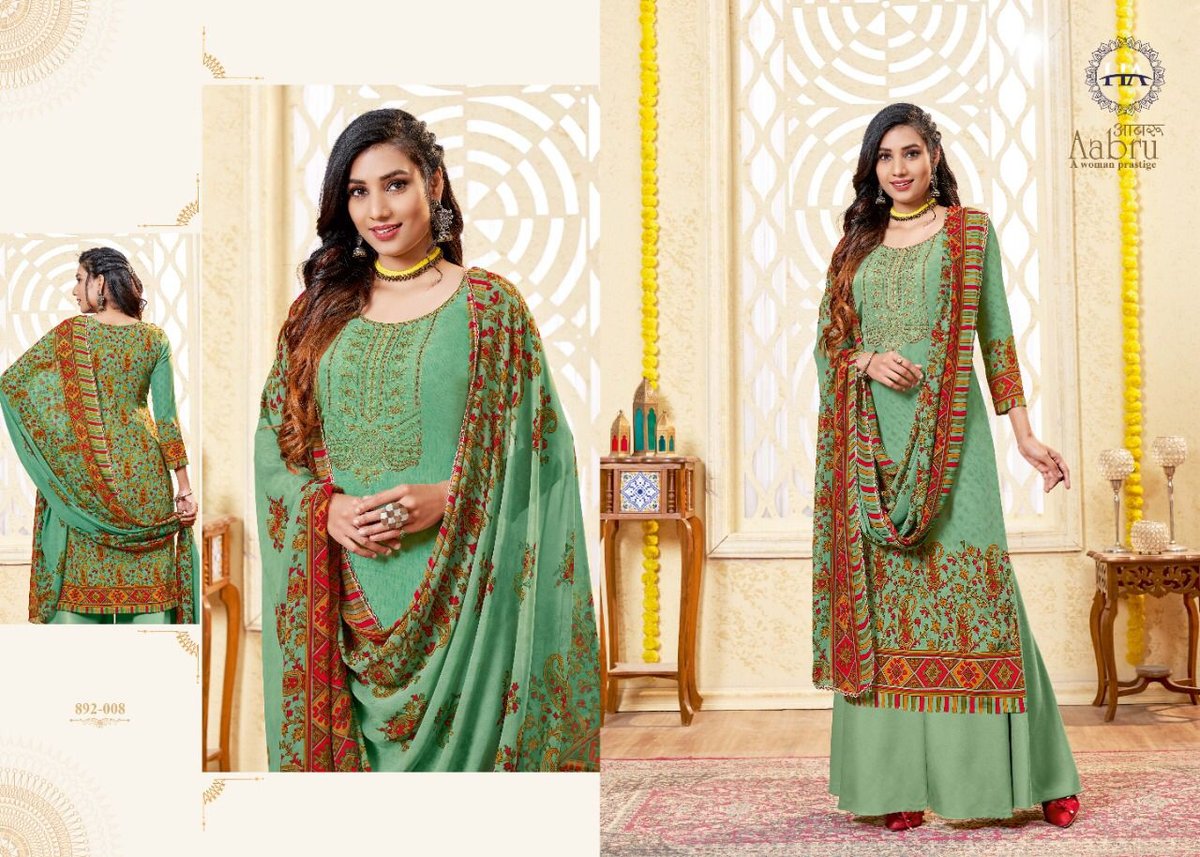 Harshit Fashion Aabru 892-001 to 892-010 Series 8
