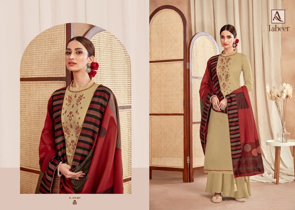 Alok Suits Tabeer 573-001 to 573-008 Series 1