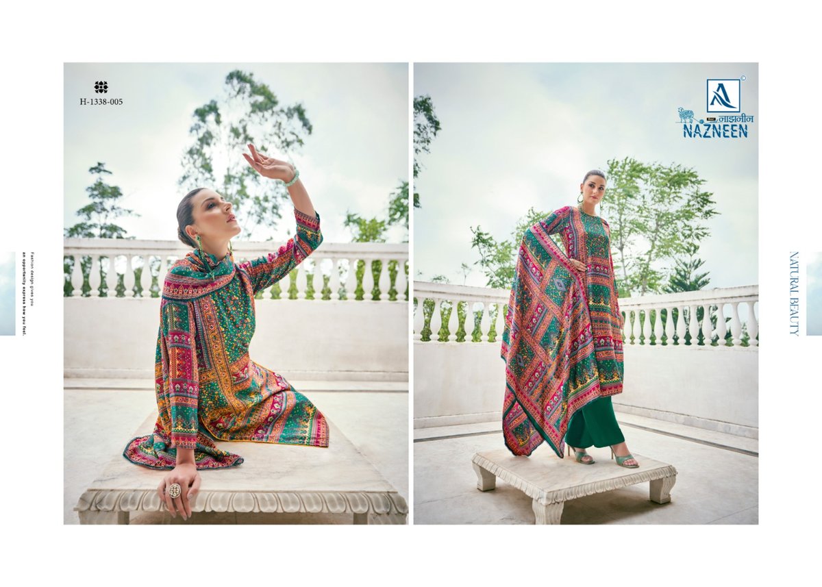 Alok Suit Nazneen 1338-001 to 1338-006 Series 5