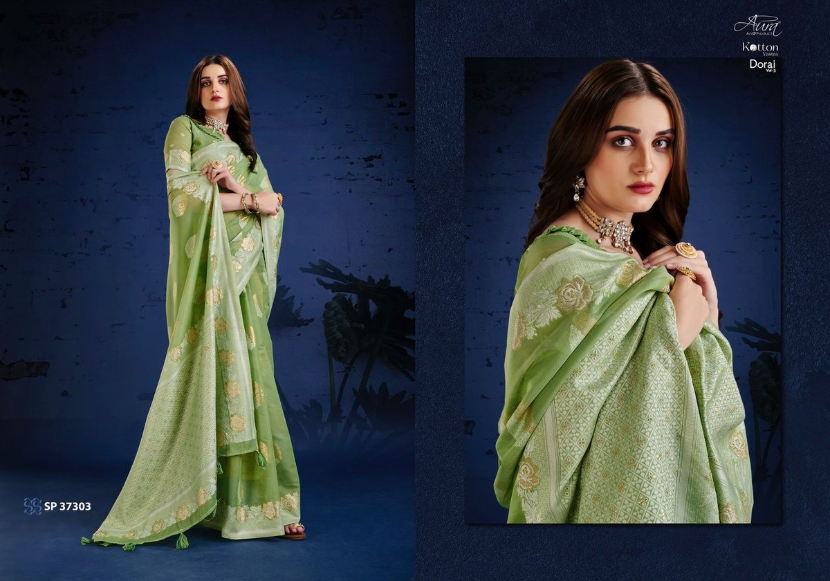 Aura Saree Dorai Vol-3 37301-37306 Series 3