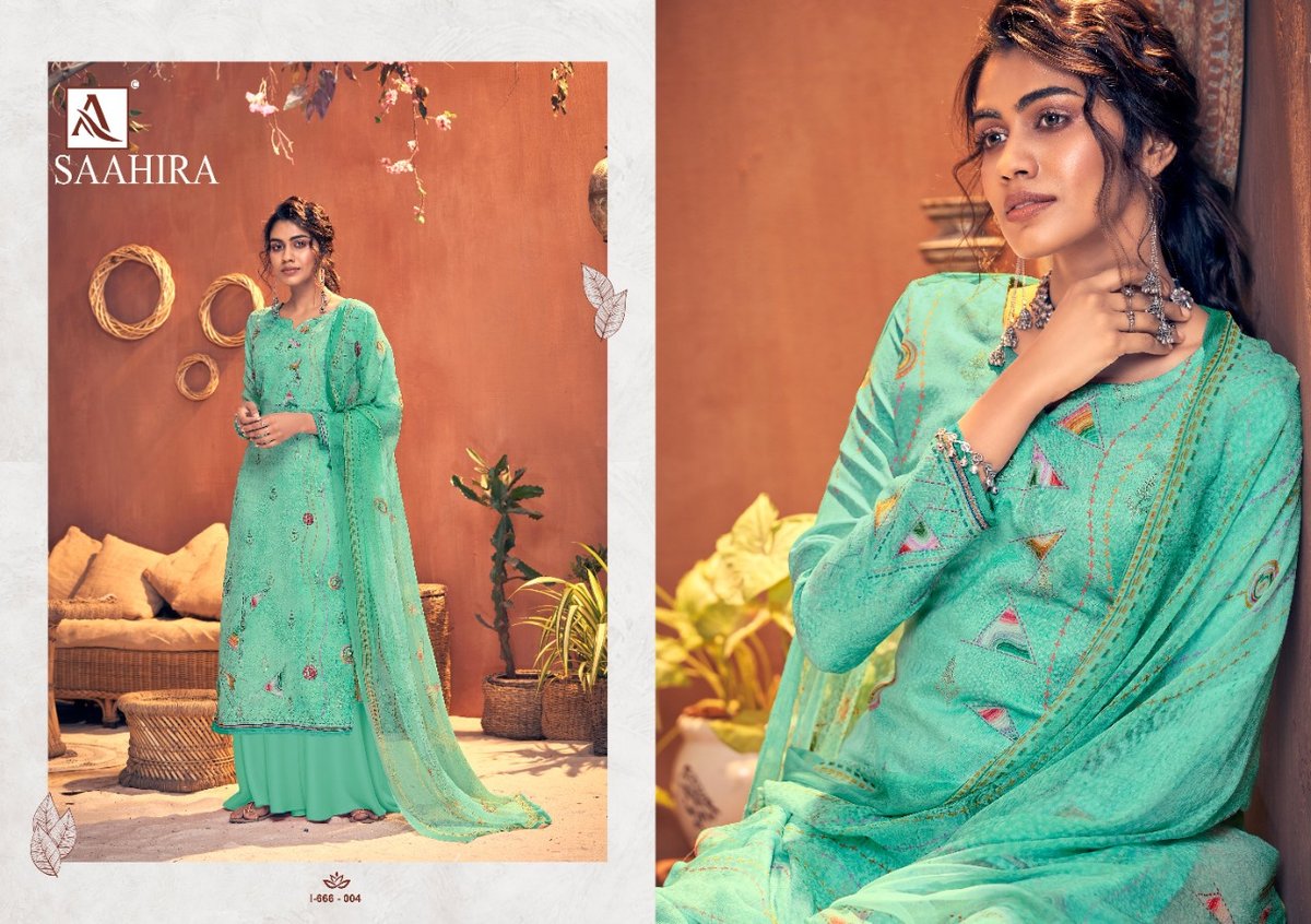 Alok Suits Saahira 666-001-666-008 Series 4