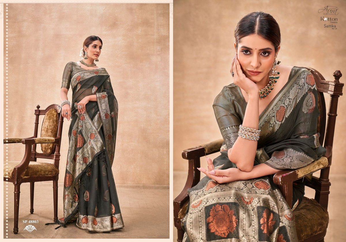 Aura Saree Sattika Vol-24 48801-48806 Series 3