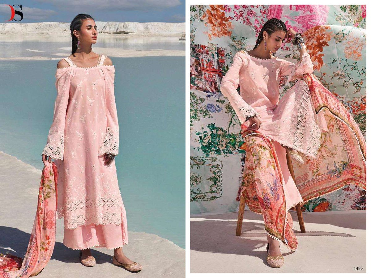 Deepsy Suits Lawnkari Vol-22 1481-1487 Series 5