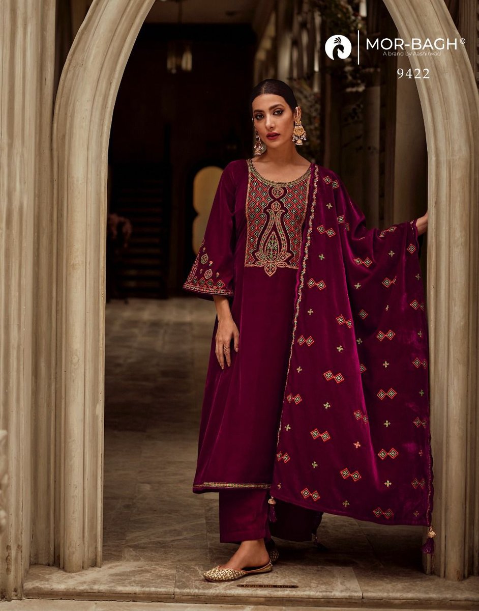 Aashirwad Creation Mor Bagh Eman 9418-9422 Series 5