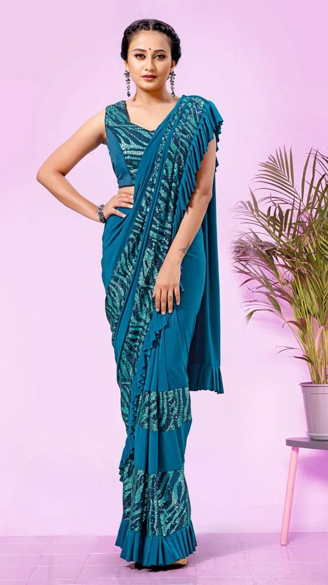 Aamoha Trendz Ready To Wear Designer Saree 101832 Colors 6