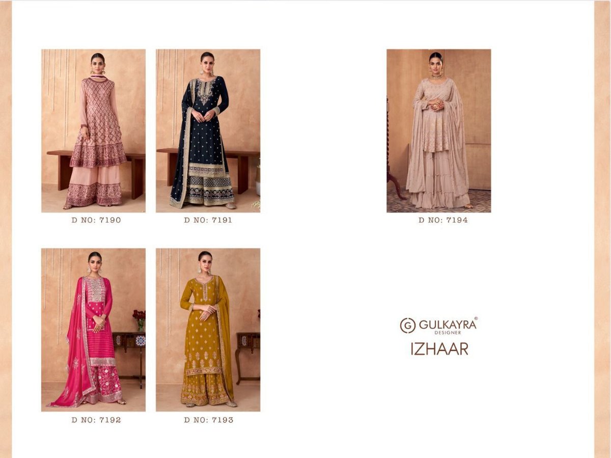 Gulkayra Designer Izhaar 7190-7194 Series 6