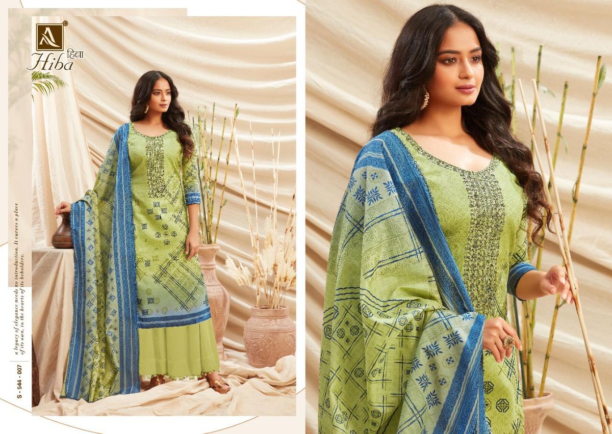 Alok Suit Hiba 544-001 To 544-010 Series 7