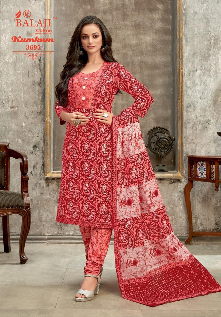 Balaji Cotton Kumkum Vol-25 3691-3710 Series 5