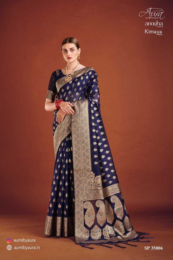 Aura Saree Kimaya Vol-4 35001-35006 Series 6