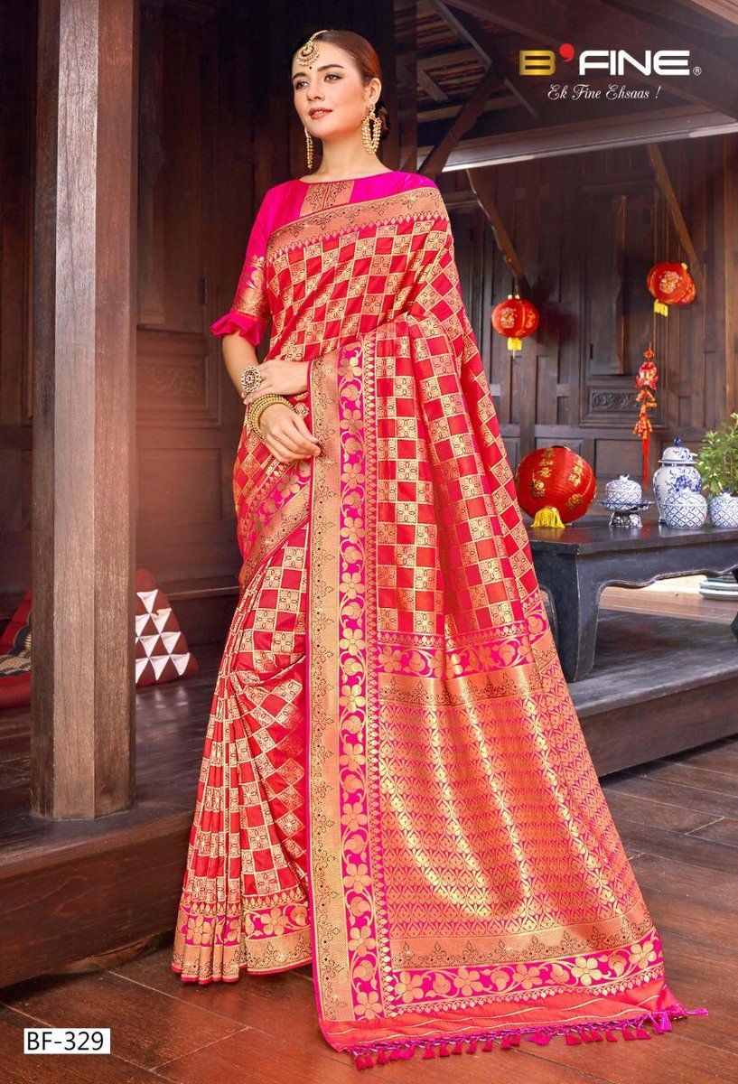 B Fine Saree Swarovski BF-329-BF-338 Series 1