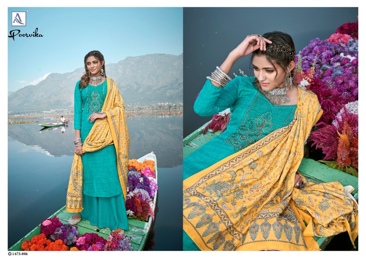 Alok Suits Poorvika 673-001-673-010 Series 6