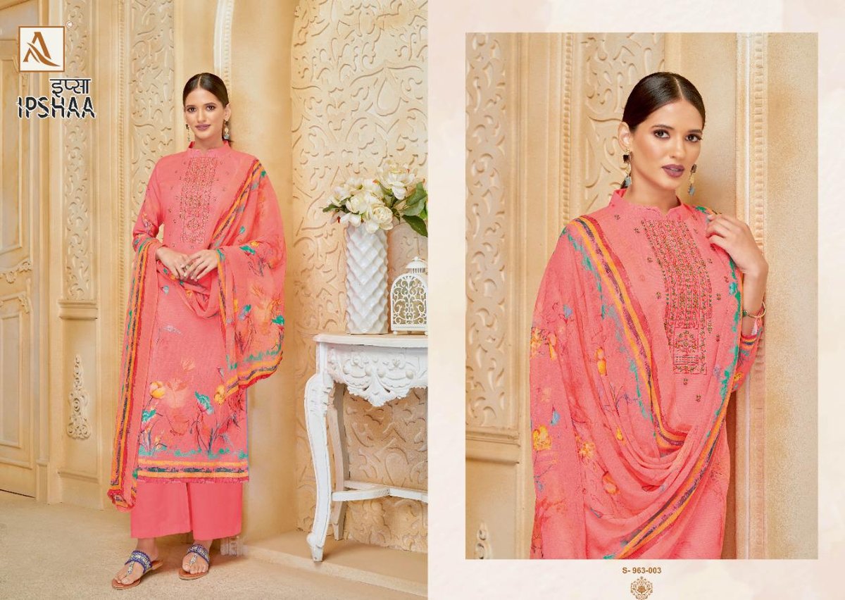 Alok Suits Ipshaa 963-001 to 963-008 Series 3