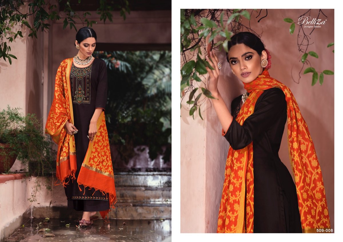 Belliza Designer Shubharambh 509-001 to 509-008 Series 8