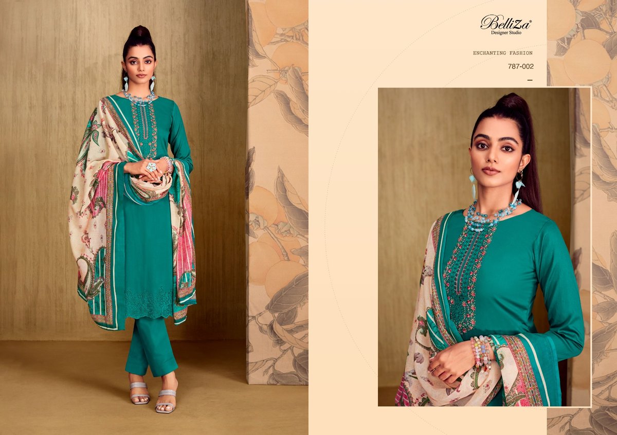 Belliza Designer Mughal Garden 787-001 to 787-008 Series 2