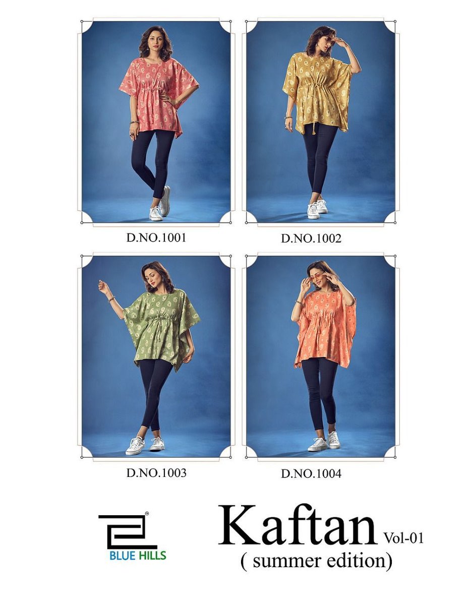 Blue Hills Kaftan Vol-1 1001-1004 Series 5