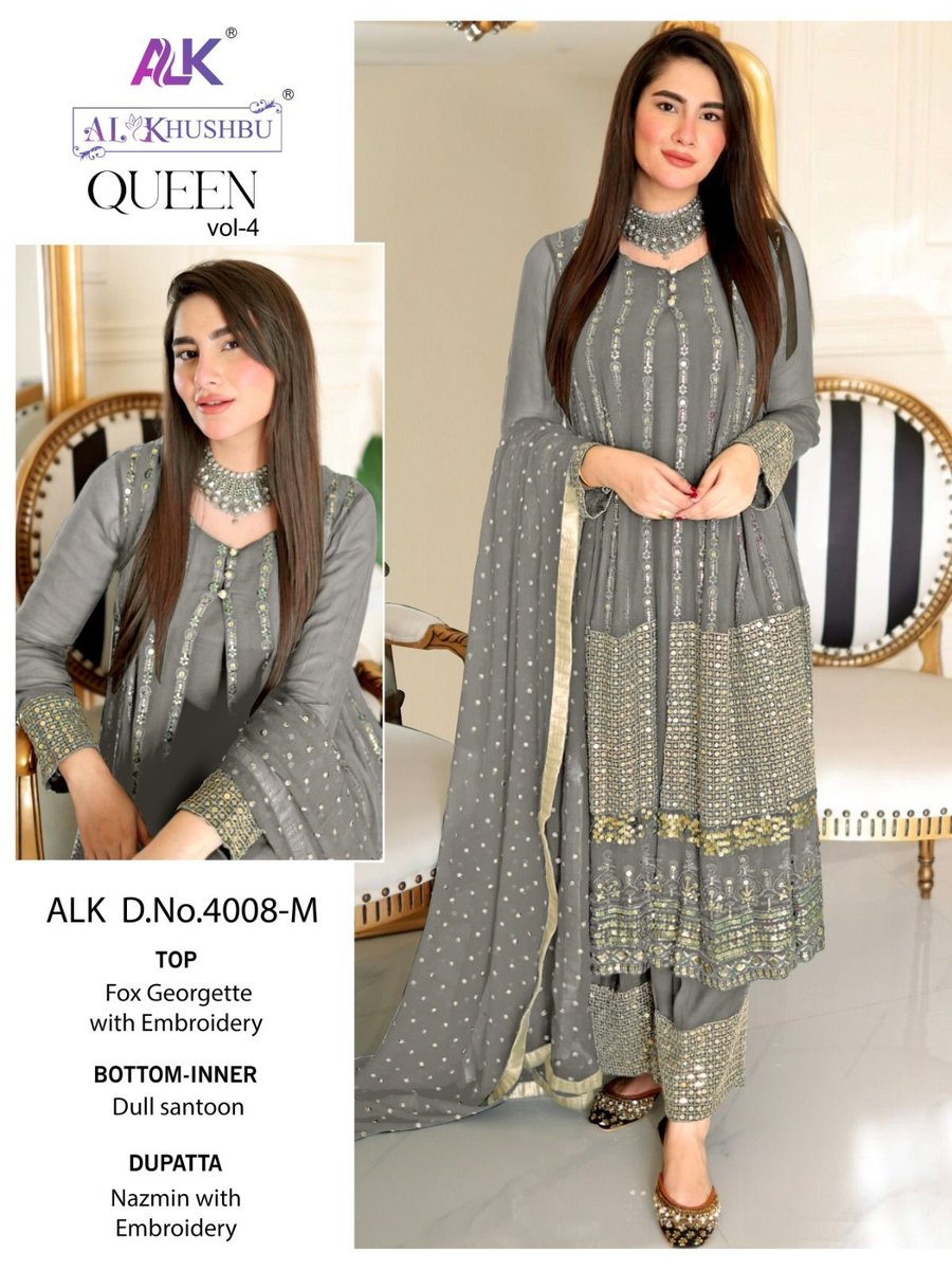 AL Khushbu Queen Vol-4 4008 New Colors 3