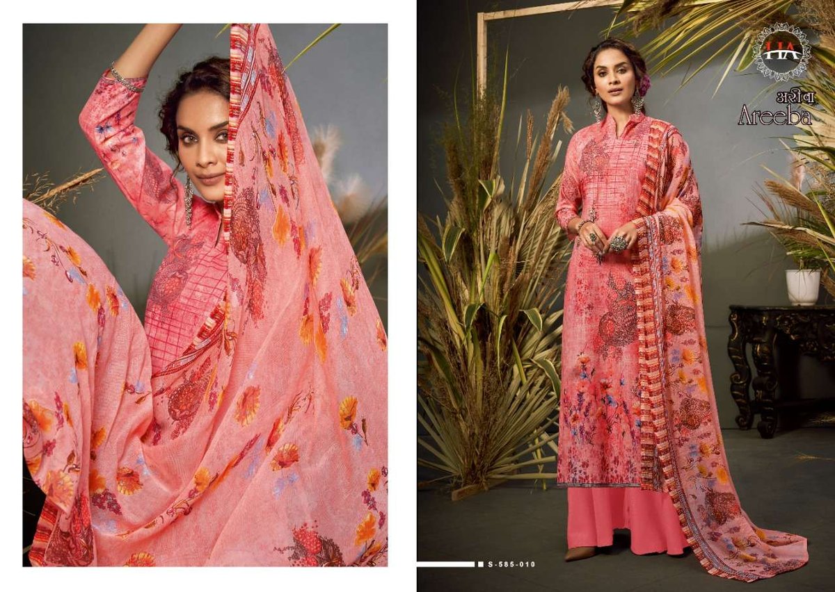 Harshit Fashion Areeba 585-001 to 585-010 Series 10