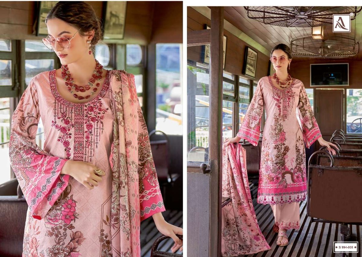 Alok Suit Qurbat Edition Vol-5 994-001 to 994-008 Series 8