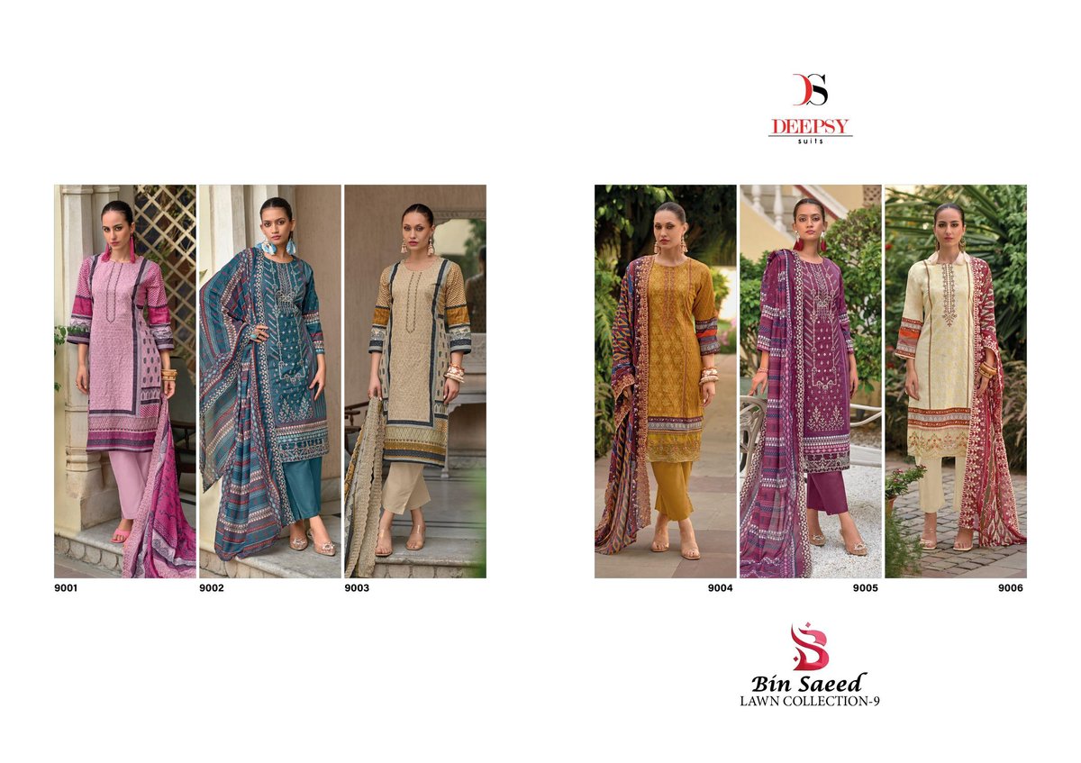 DEEPSY SUITS BIN SAEED - 9 9001 TO 9006 7