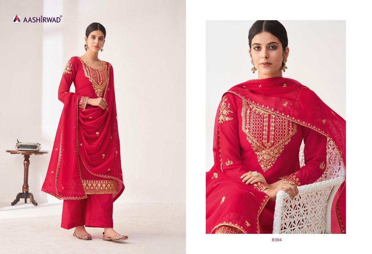 Aashirwad Creation Anita 8390-8395 Series 5