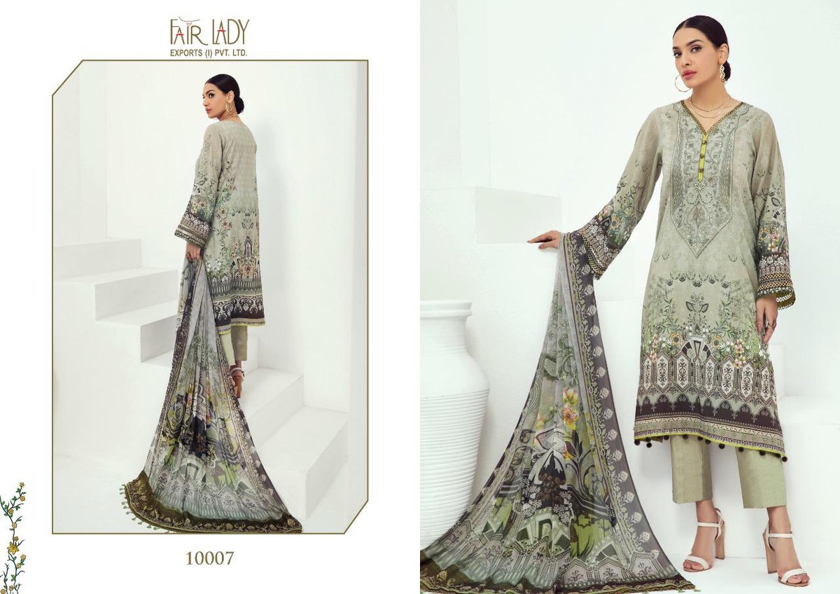 Fair Lady Farasha Lawn 10001-10007 Series 7