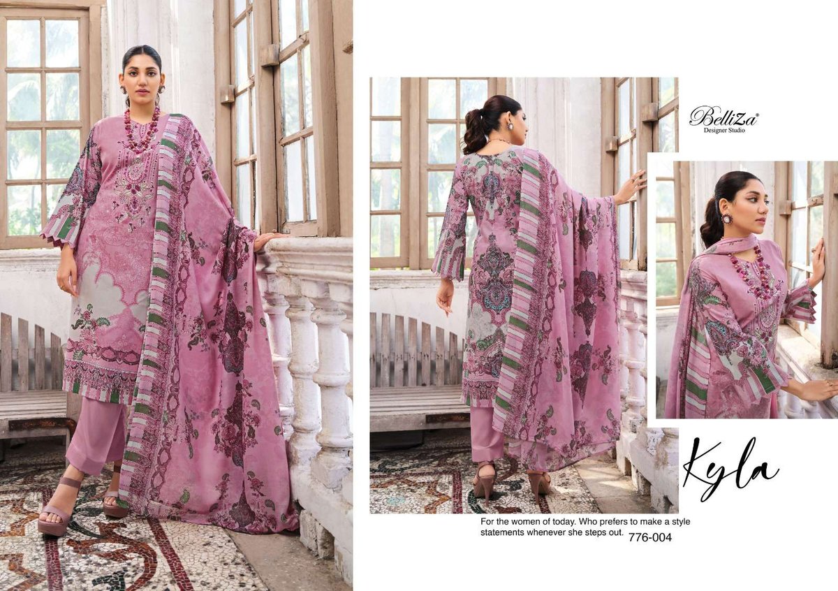 Belliza Designer Naira Vol-4 776-001 to 776-010 Series 4