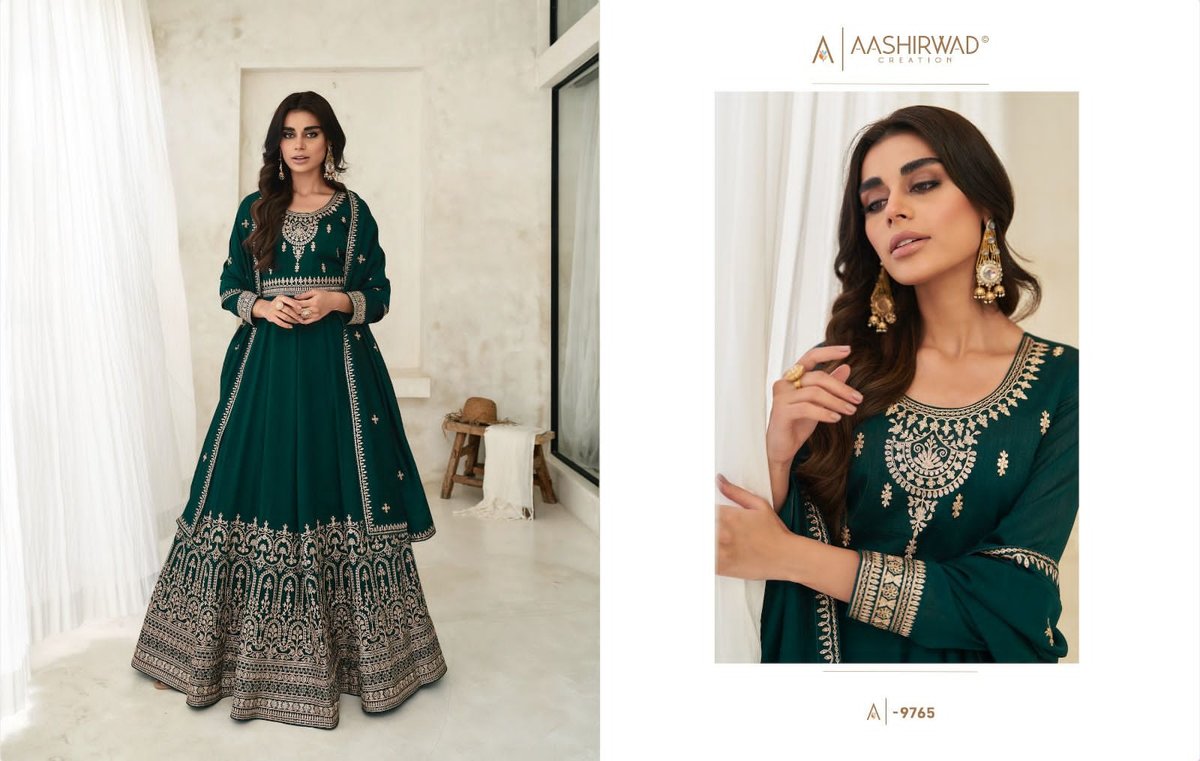 Aashirwad Creation Gulkand Bela 9765-9769 Series 1