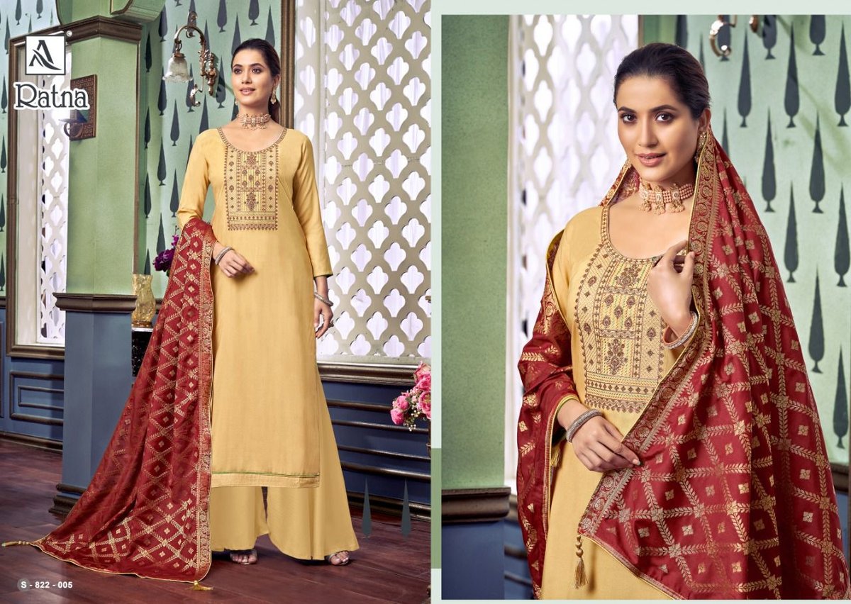 Alok Suits Ratna 822-001 To 822-008 Series 5