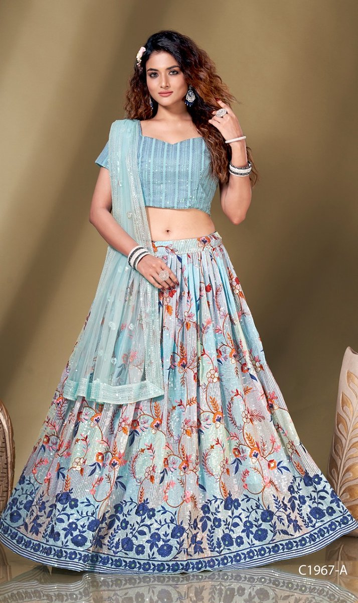 Aamoha Trendz Designer Lehenga C-1967 Colors 1