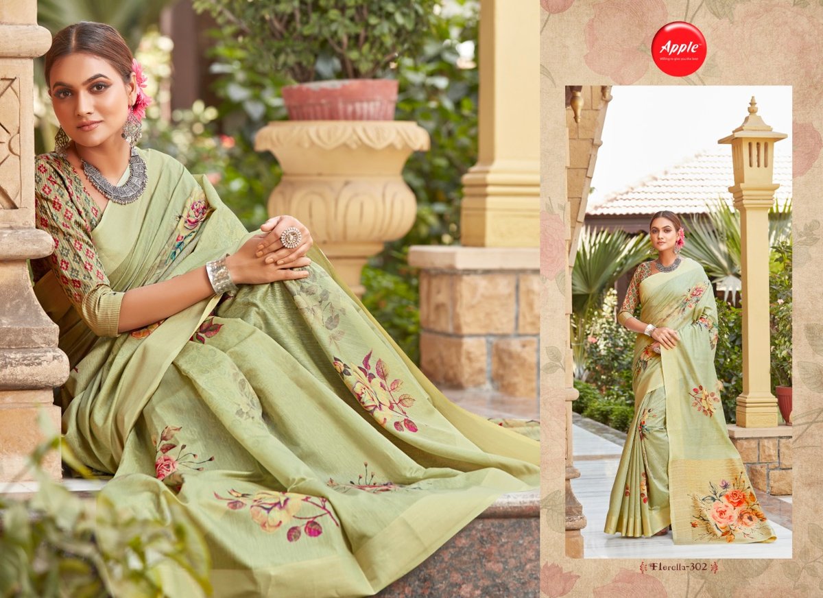 Apple Saree Fiorella 301-308 Series 2