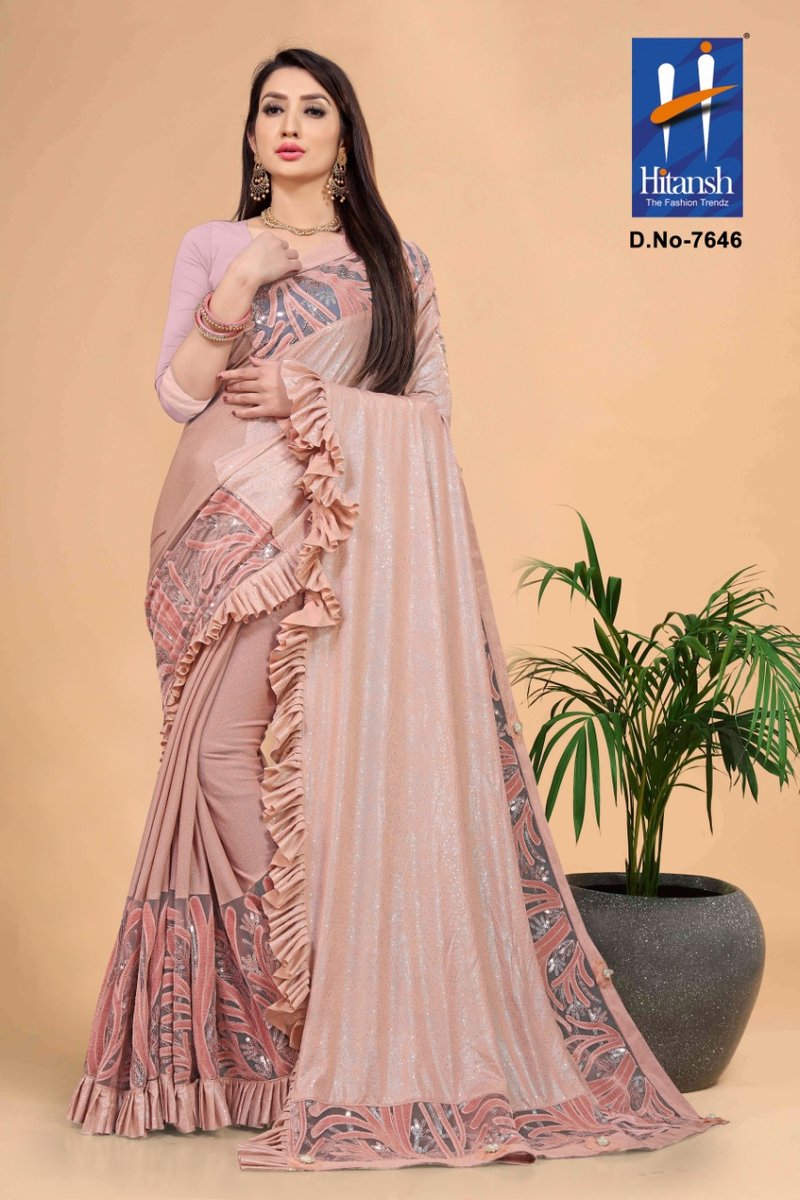 Hitansh Saree 7640-7649 Series 6