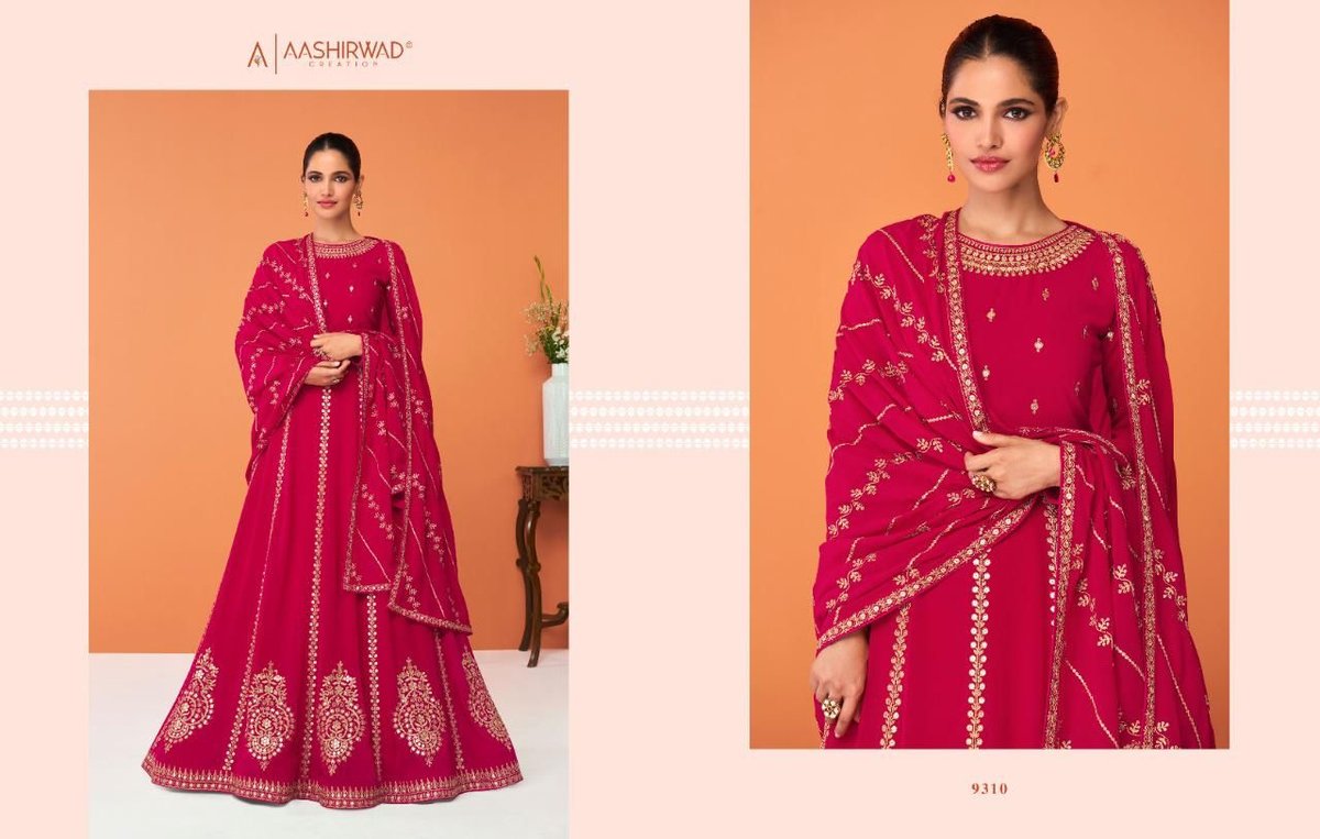 Aashirwad Creation Jasleen 9310-9314 Series 1
