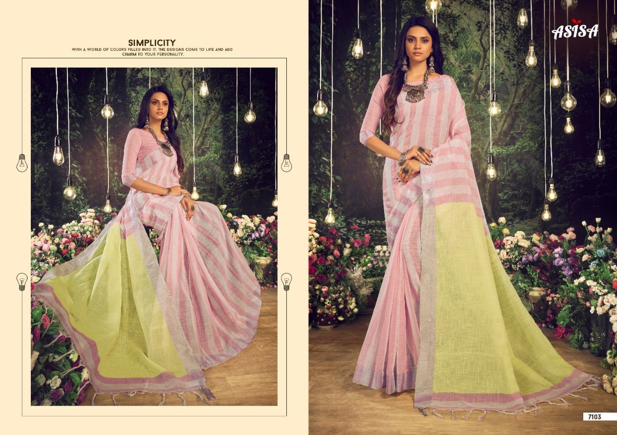 Asisa Saree Kanika 7101-7106 Series 3