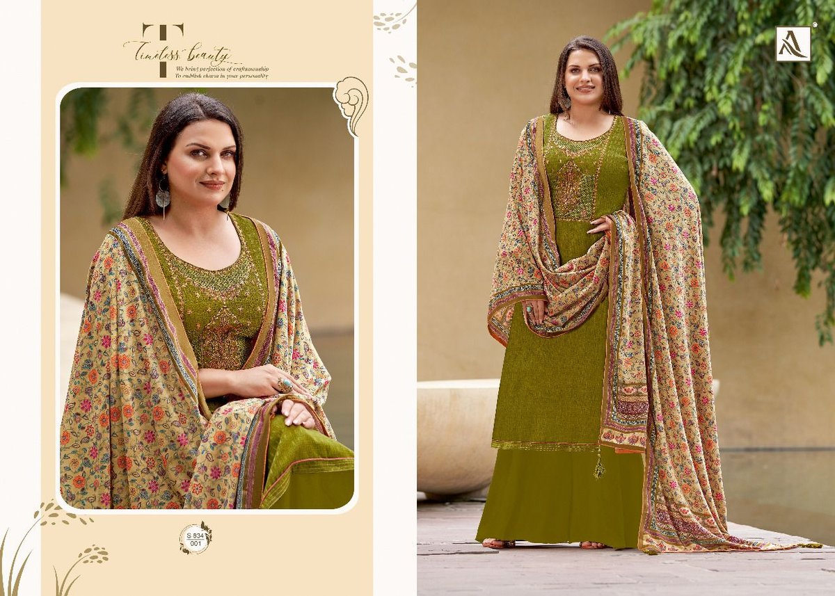 Alok Suits Mahikaa 834-001 to 834-010 Series 1