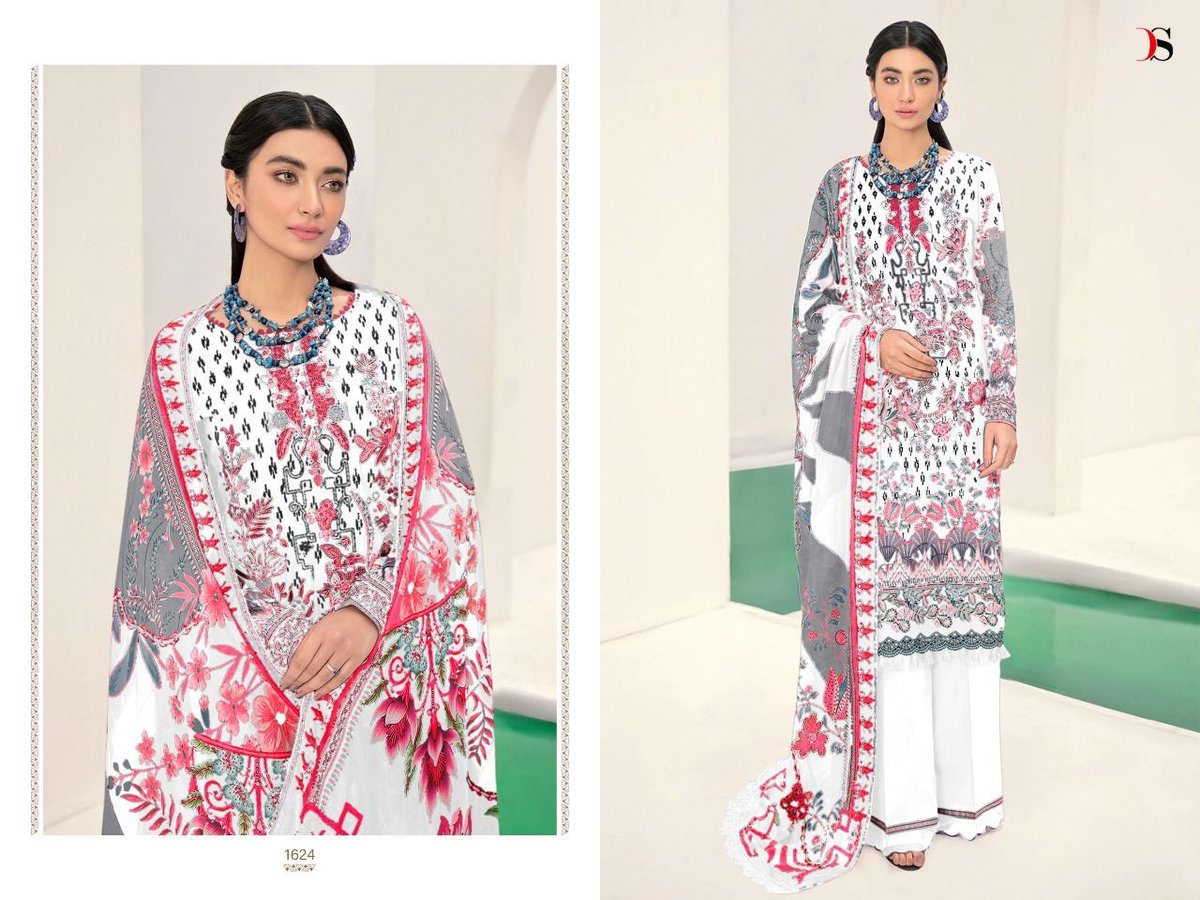 Deepsy Suits Cheveron Lawn 22 Vol-2 1621-1626 Series 4