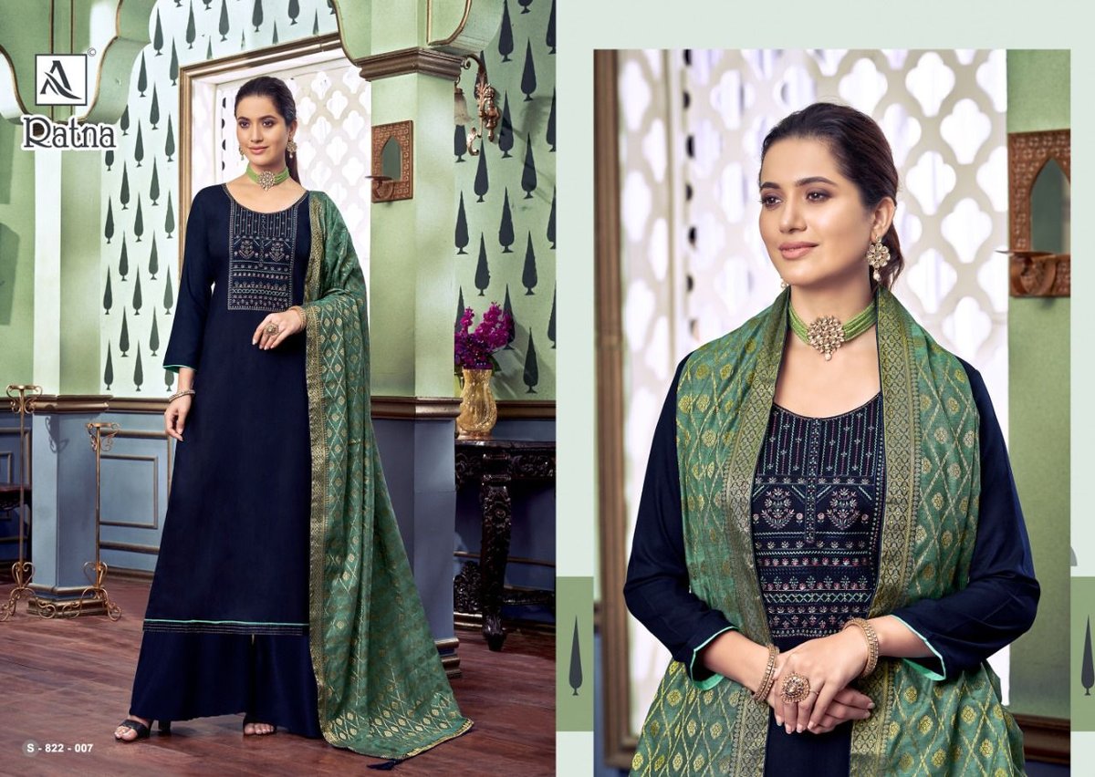 Alok Suits Ratna 822-001 To 822-008 Series 7