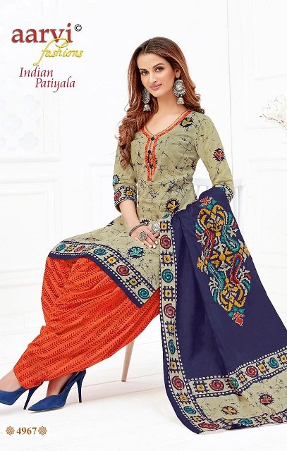 Aarvi Fashion Indian Patiyala Vol-1 4961-4972 Series 7