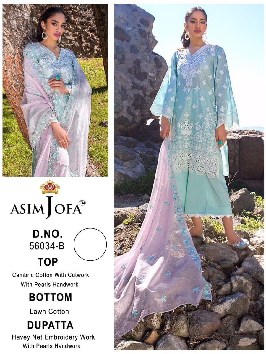 Asim Jofa Super Hit 56034-B Dress Material 1