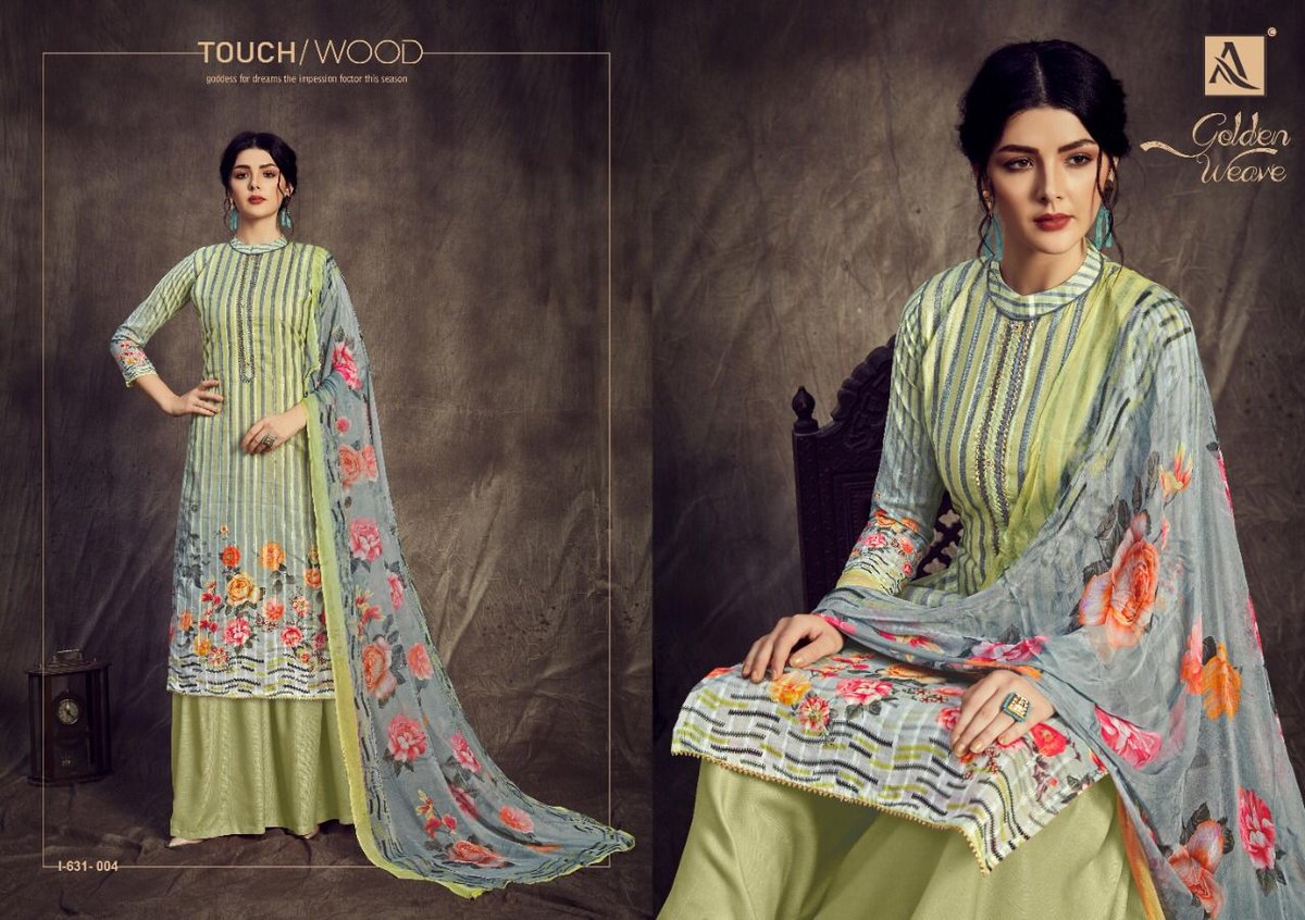 Alok Suits Golden Weave 1631-001 to 1631-008 Series 4