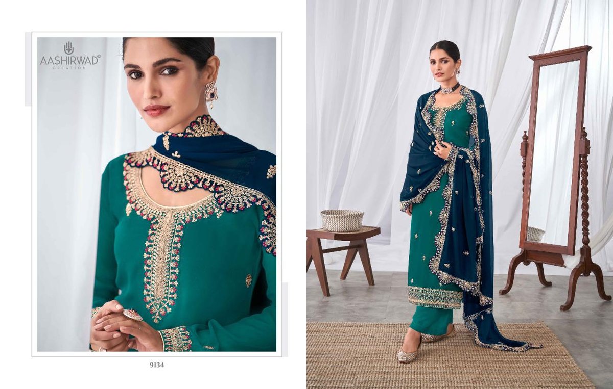 Aashirwad Creation Jasmit 9132-9137 Series 3