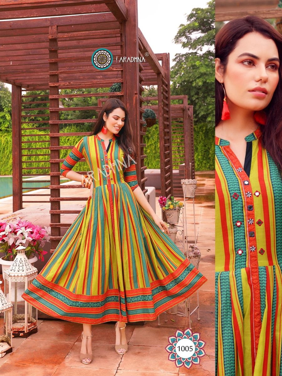 Aradhna Fashion Stripy Vol-1 1001-1012 Series 5