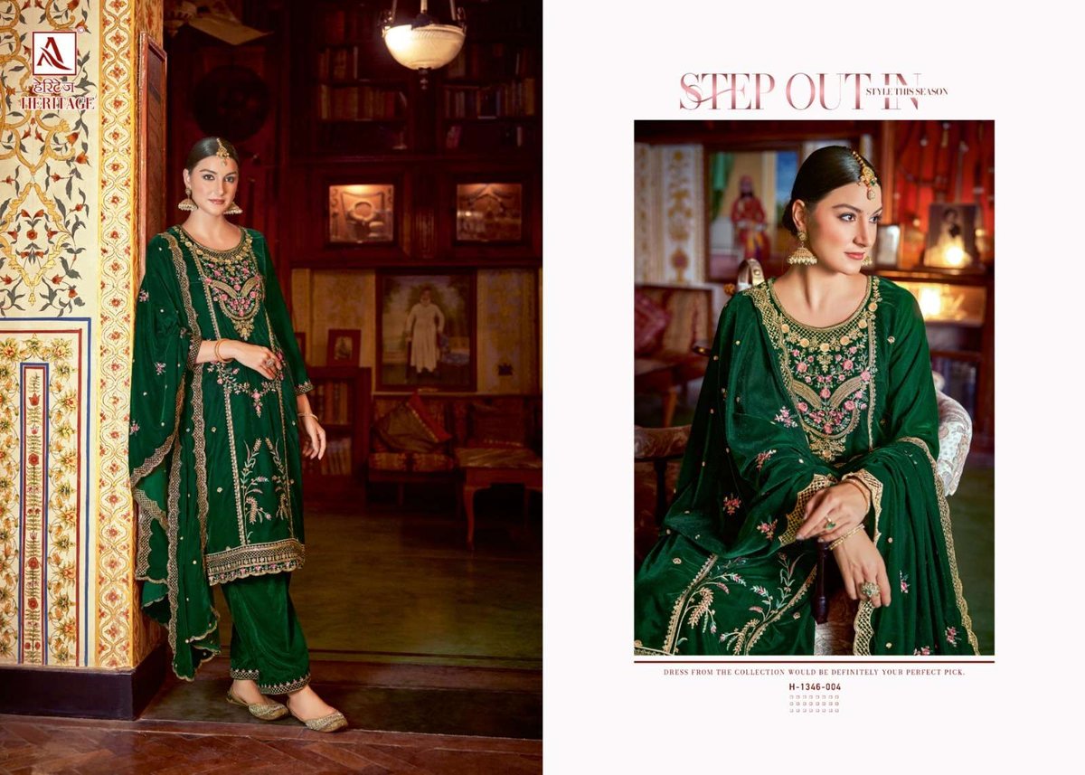 Alok Suit Heritage 1346-001 to 1346-006 Series 4