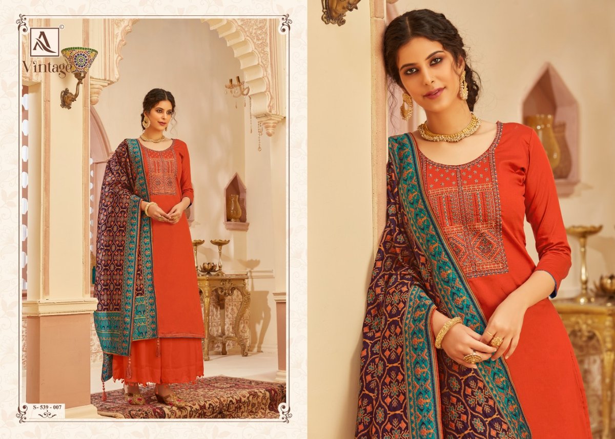 Alok Suits Vintege 539-001-539-008 Series 7