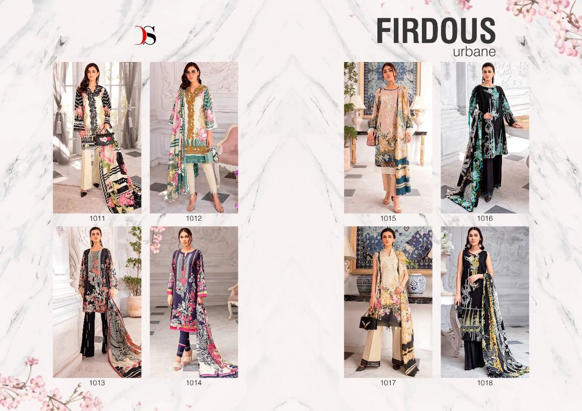 Deepsy Suits Firdous Urbane 1011-1018 Series 9