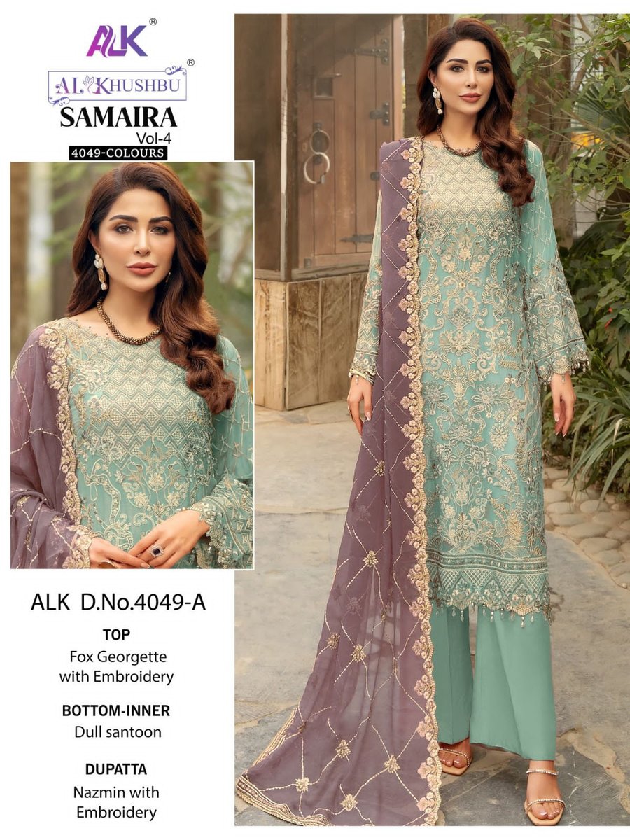 AL Khushbu Samaira Vol-4 4049 Colors 1