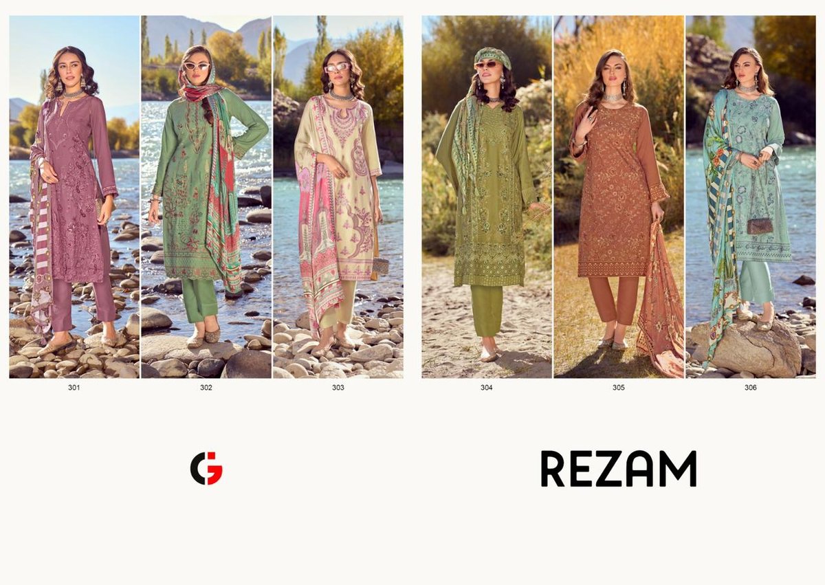 Gull Jee Rezam 301-306 Series 7