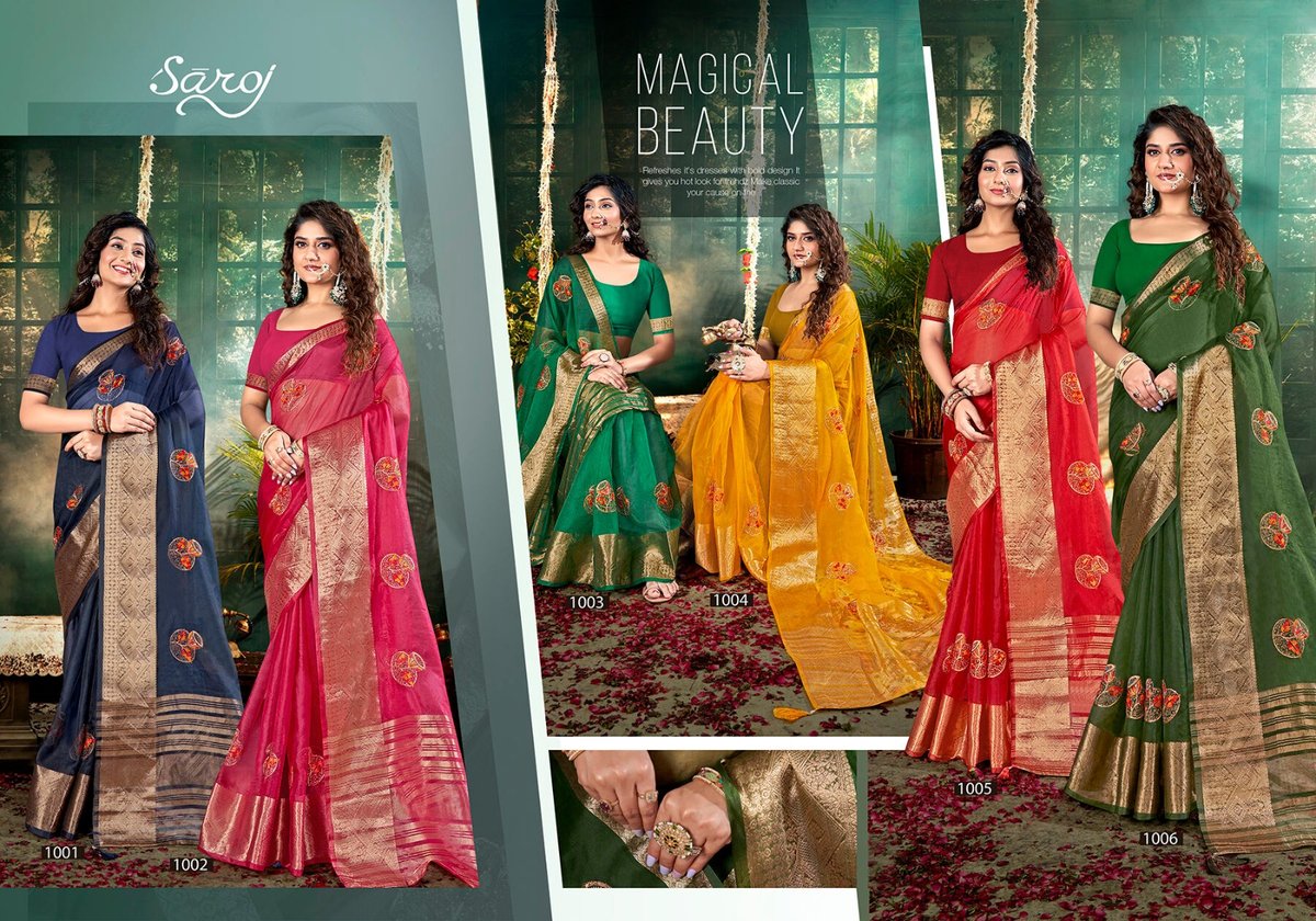 SAROJ SAREE LAILLA VOL-1 1001 TO 1006 7