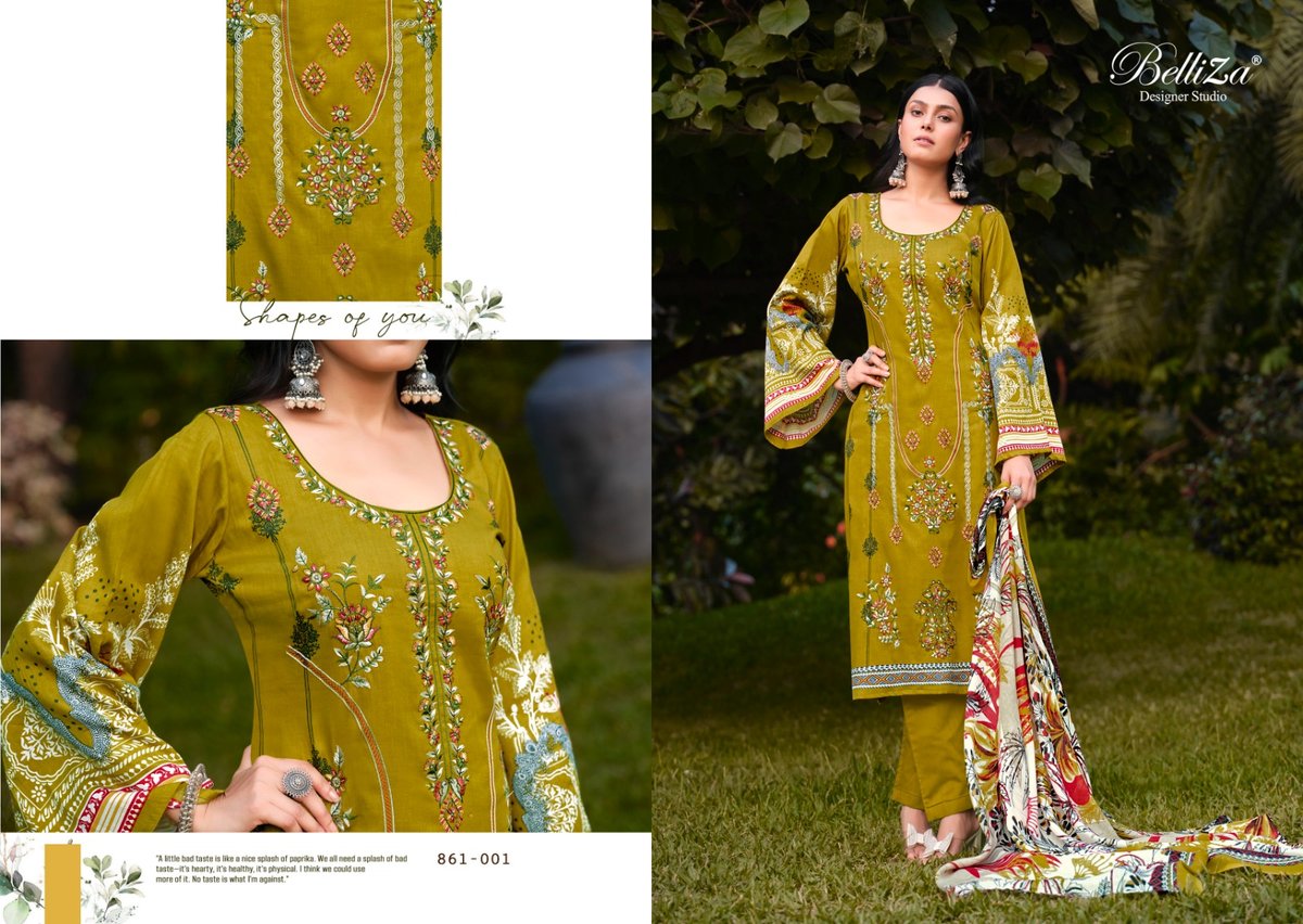 Belliza Designer Lavanya 861-001 to 861-008 Series 1