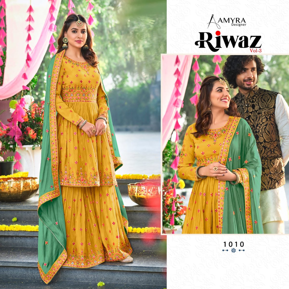 Aamyra Designer Riwaz Vol-3 1009-1012 Series 2