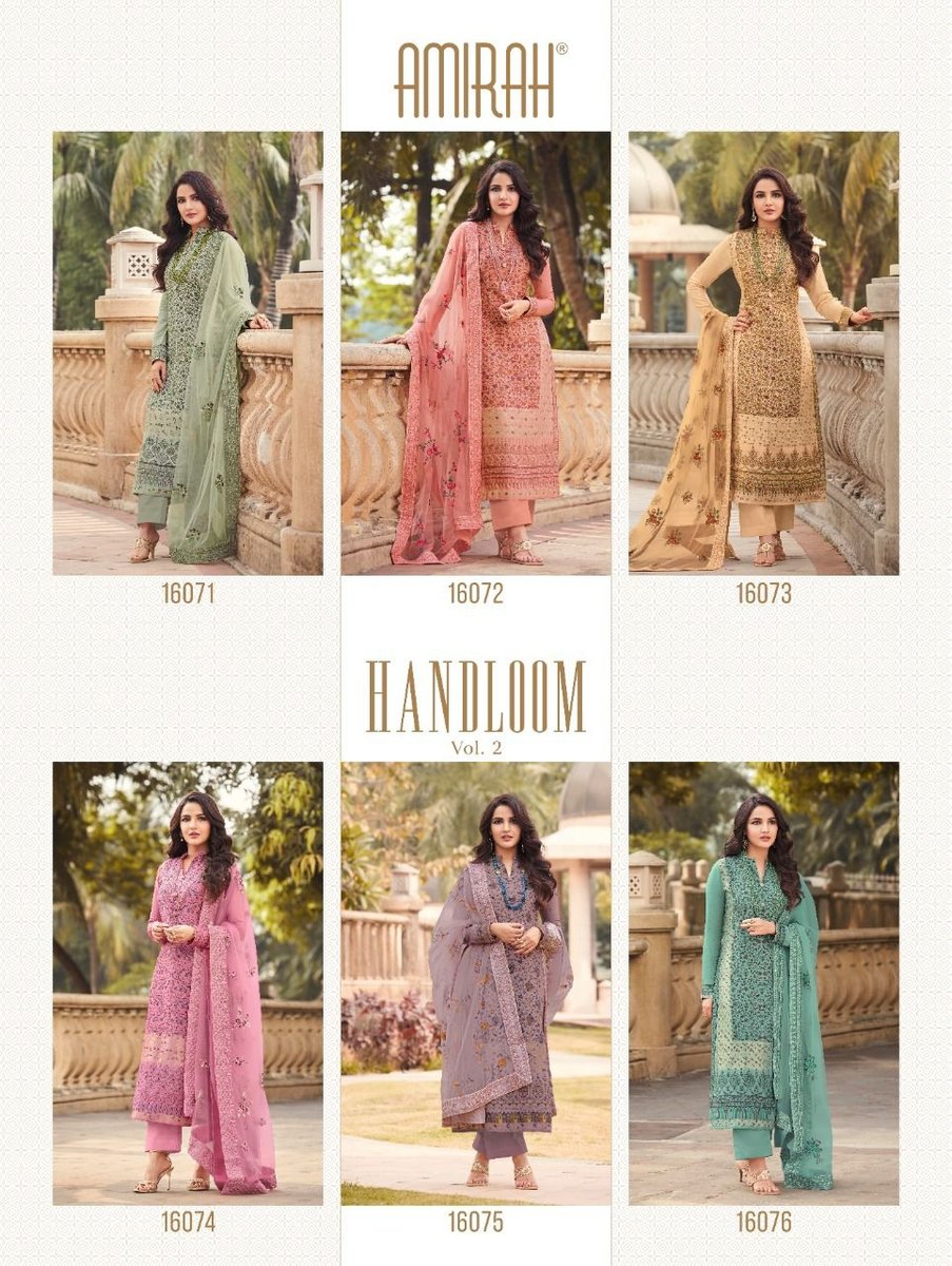 Amirah Handloom Vol-2 16071-16076 Series 7